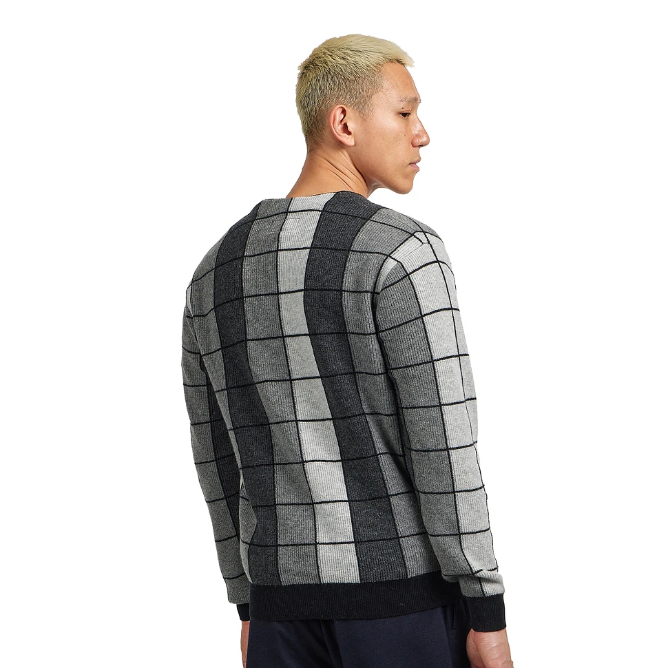 Beams Plus - Cardigan Intarsia Garter Stitch