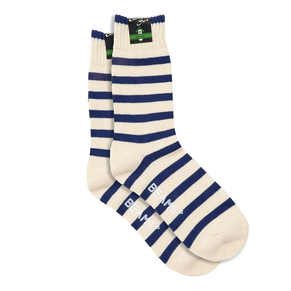Beams Plus - 2 Tone Stripe Socks
