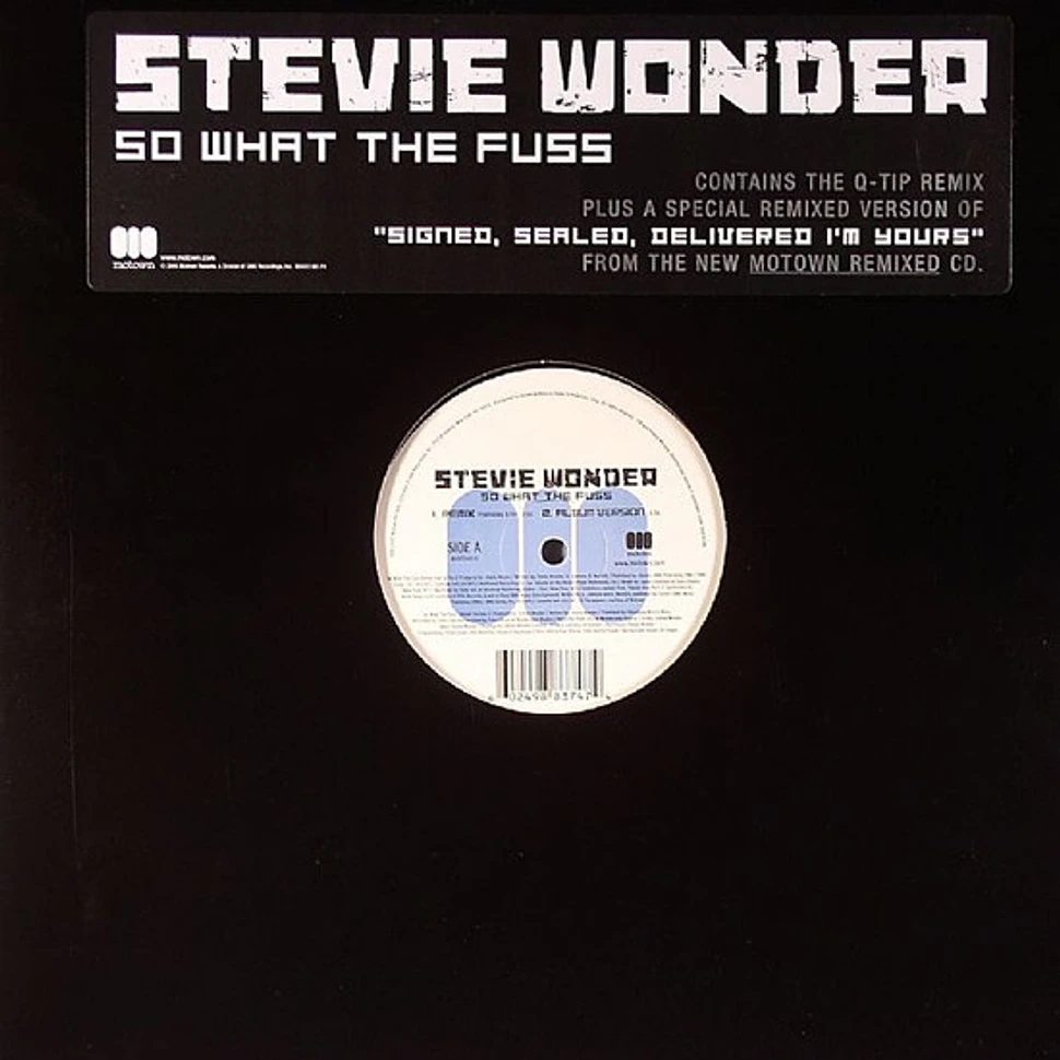 Stevie Wonder - So What The Fuss