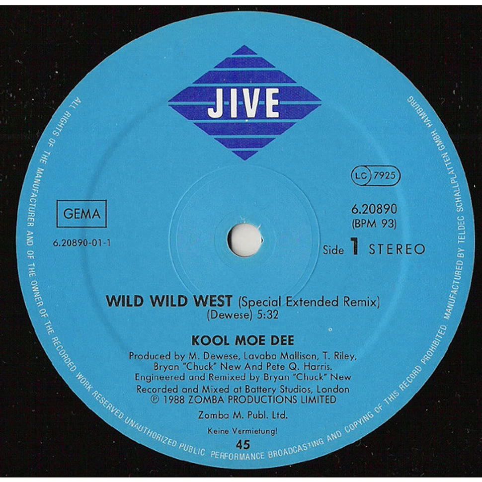 Kool Moe Dee - Wild Wild West