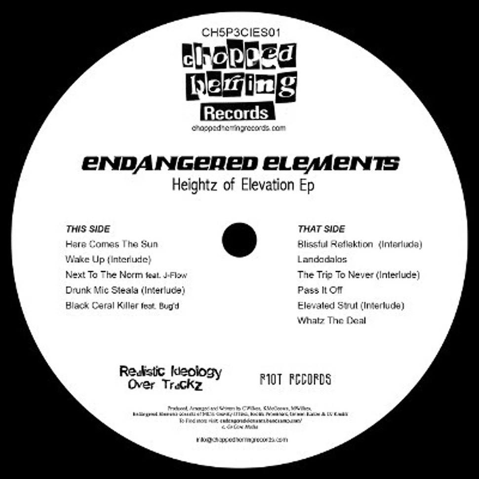 Endangered Elements - Heightz Of Elevation 93-94 EP