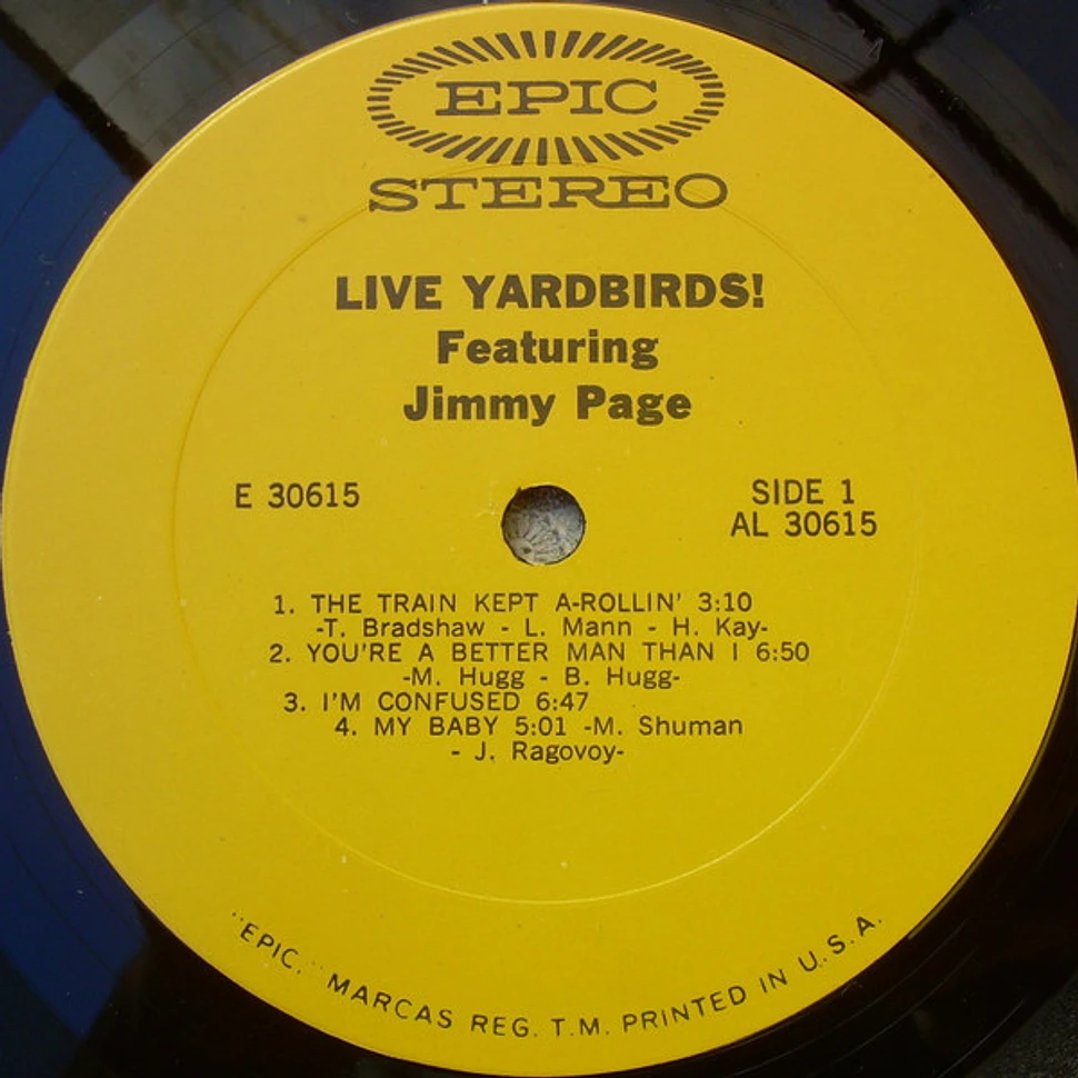 The Yardbirds - Live Yardbirds (Featuring Jimmy Page)