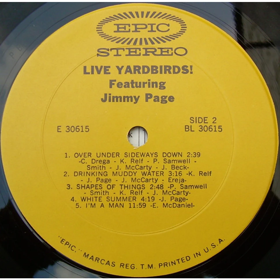 The Yardbirds - Live Yardbirds (Featuring Jimmy Page)