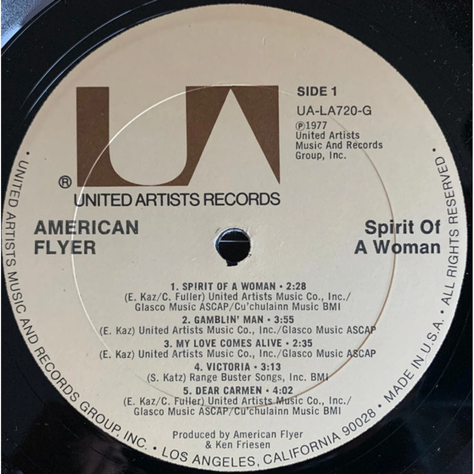 American Flyer - Spirit Of A Woman