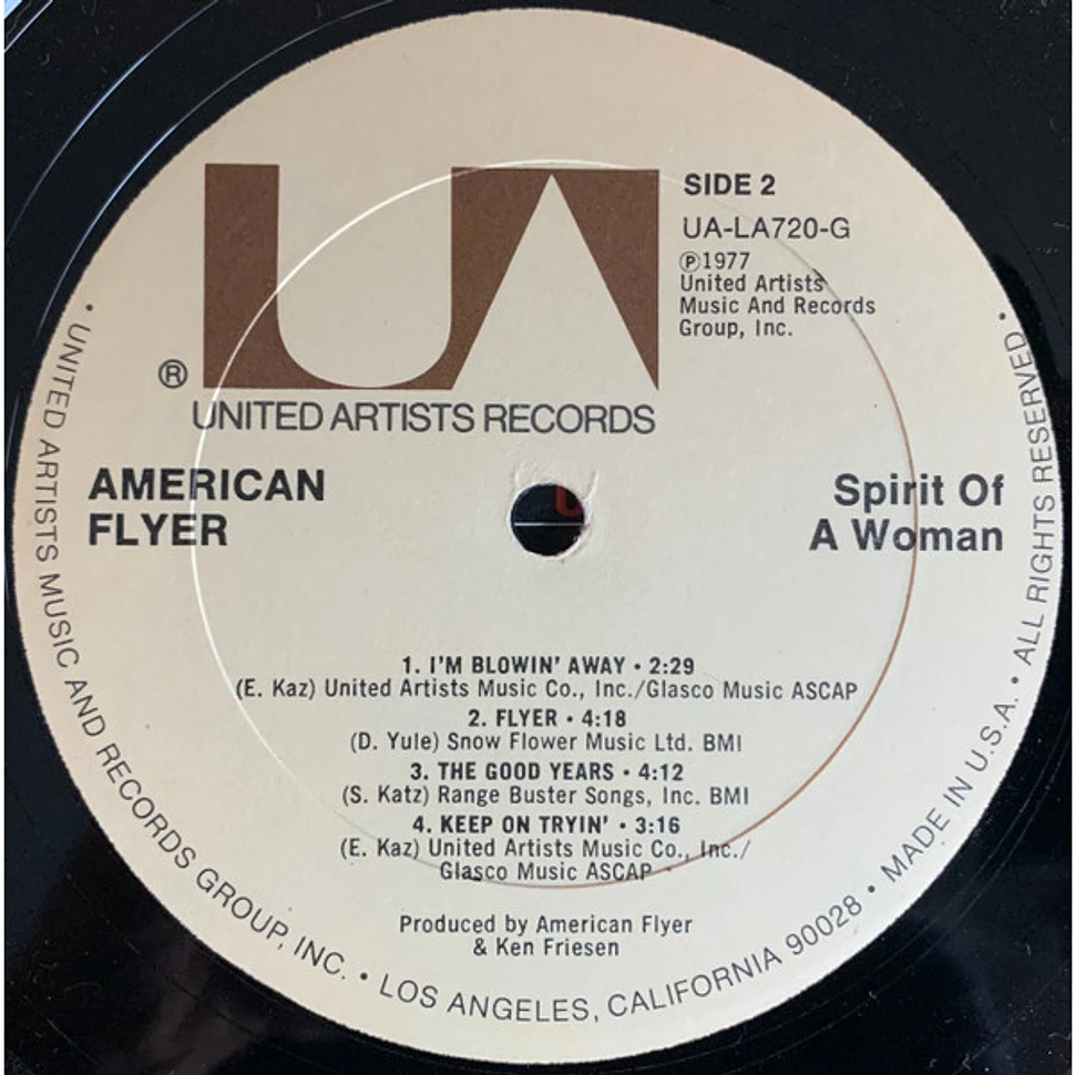 American Flyer - Spirit Of A Woman