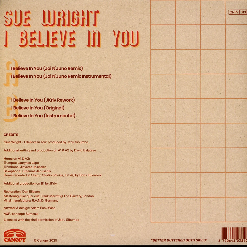Sue Wright - I Believe In You