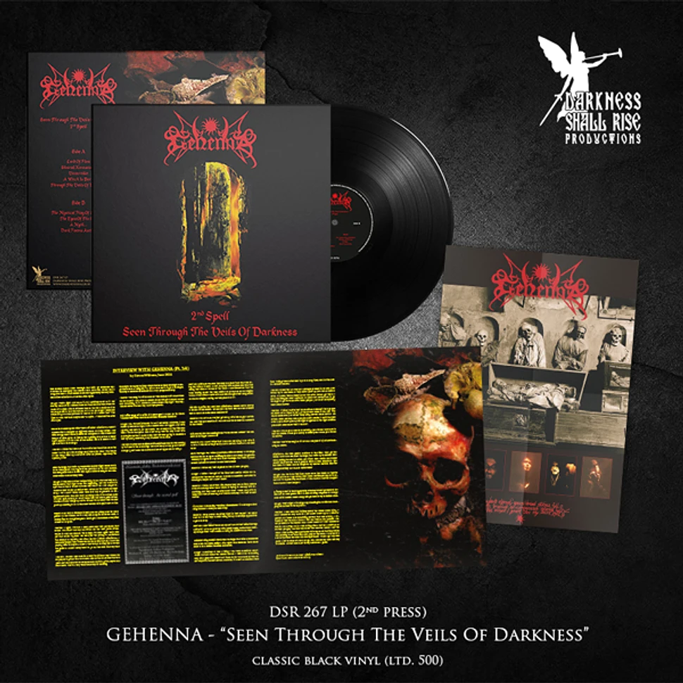 Gehenna - Seen Through The Veils Of Darkness The Second Spell Black Vinyl Edition 2nd Press