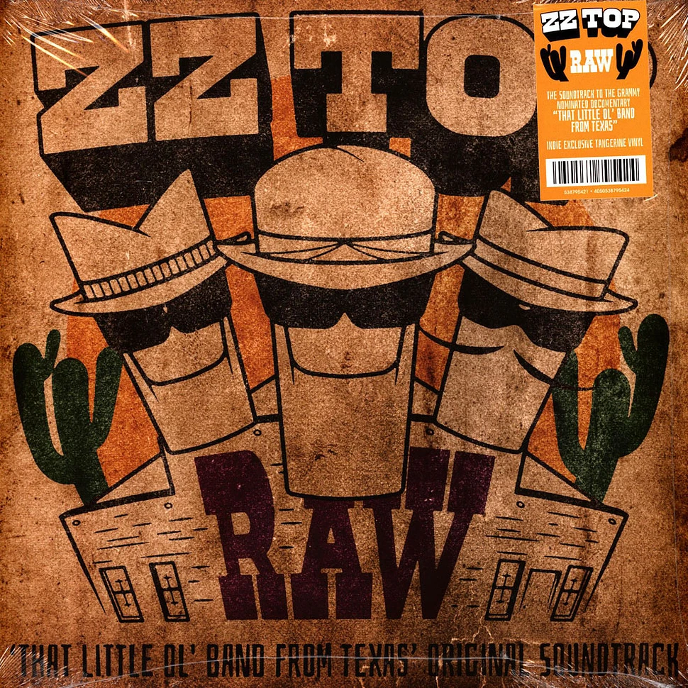 ZZ Top - Raw That Little Ol' Band From Texas Tangerine Vinyl Edition