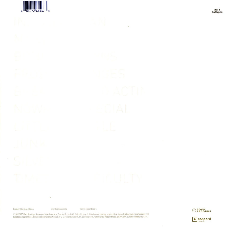Matt Berninger - Get Sunk Translucent Cobalt Vinyl Edition