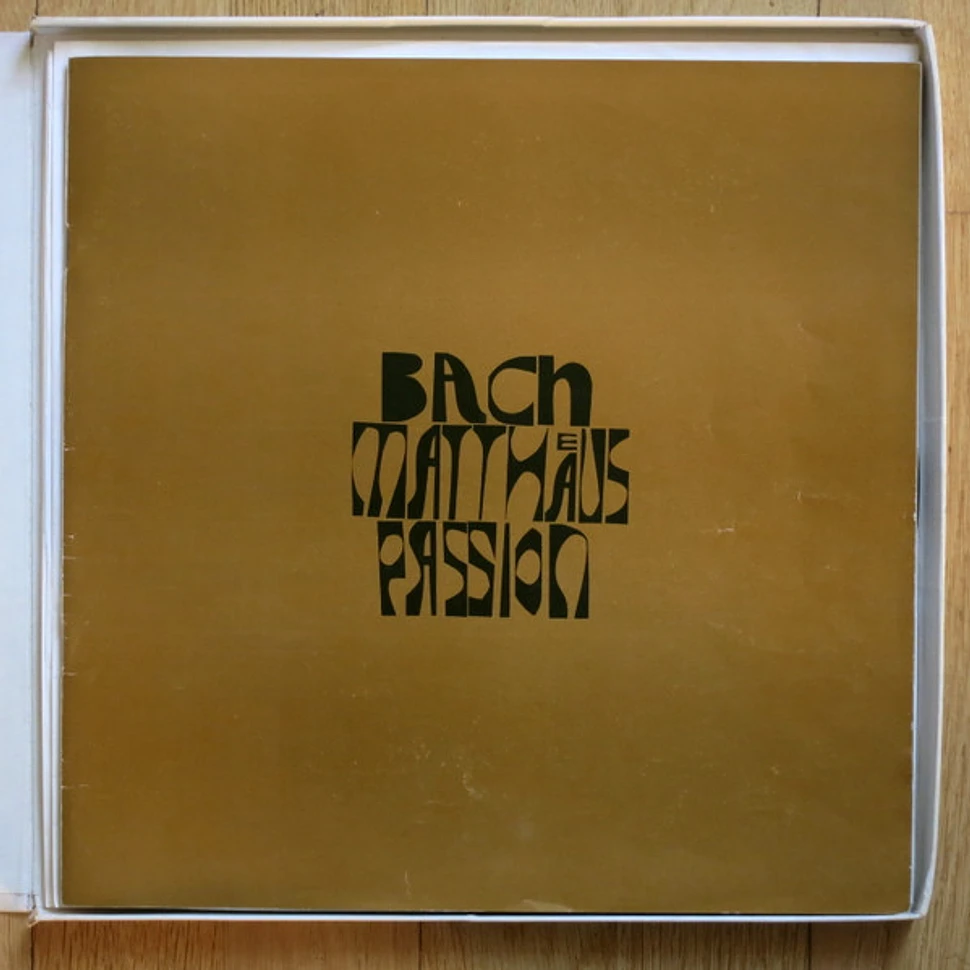 Johann Sebastian Bach - Matthäus-Passion - Vinyl Box Set+4LP - 1971 ...