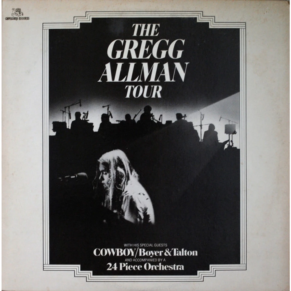 Gregg Allman With Cowboy / Scott Boyer & Tommy Talton - The Gregg Allman Tour