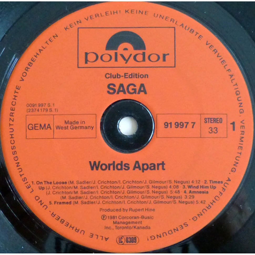 Saga - Worlds Apart