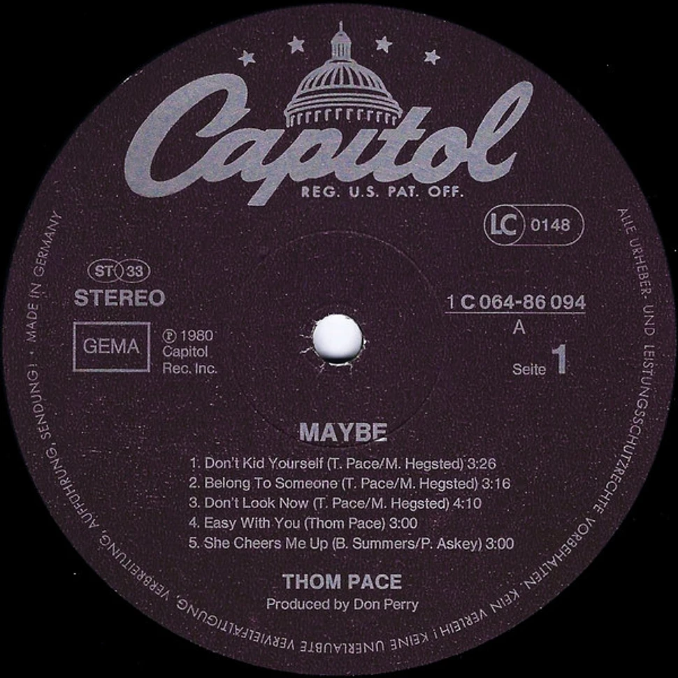 Thom Pace - Maybe