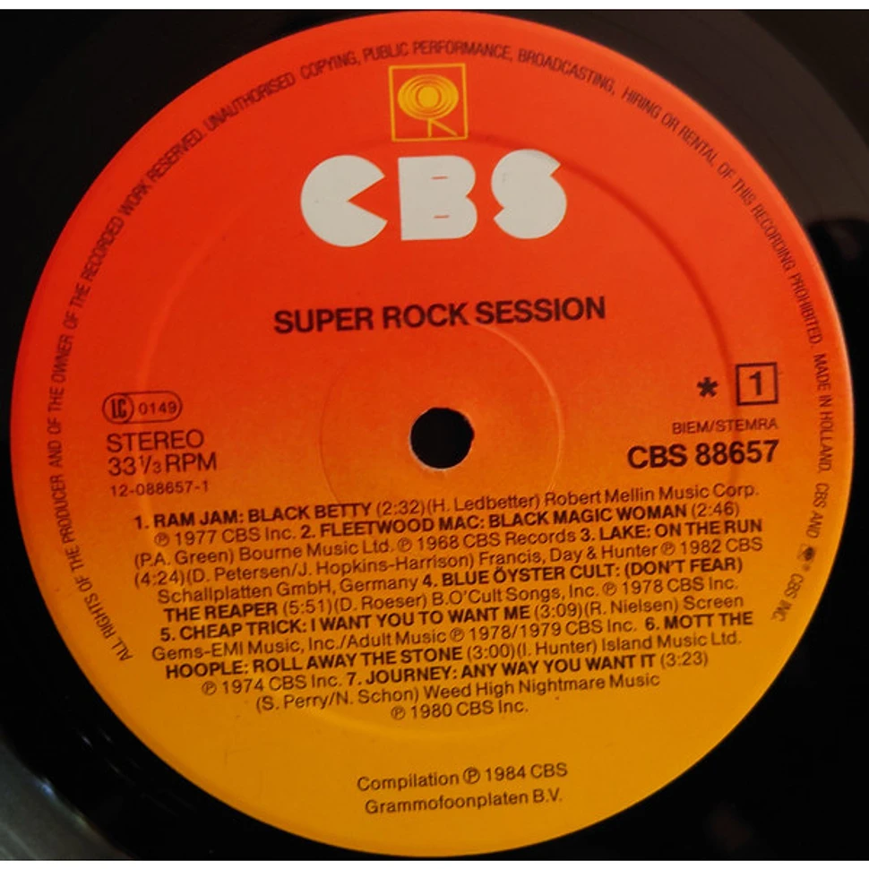 V.A. - Super Rock Session - 24 Superstars Der Rockmusik