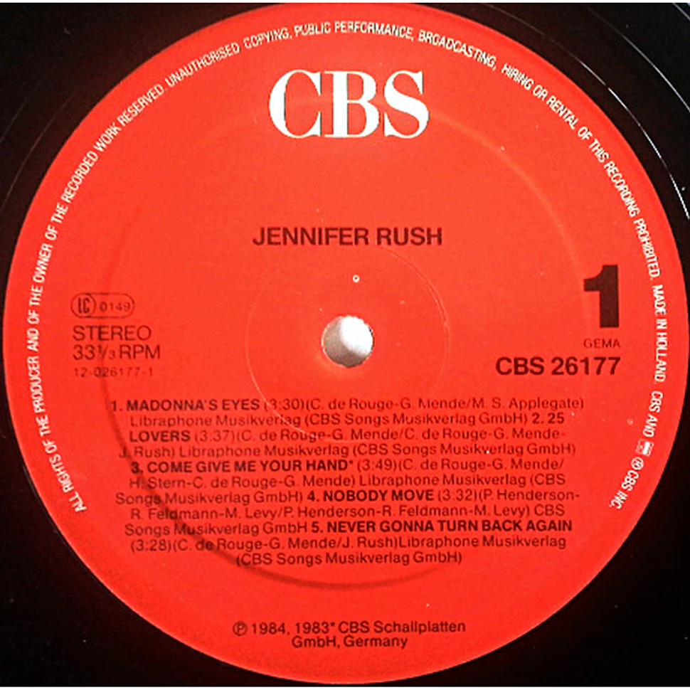 Jennifer Rush - Jennifer Rush