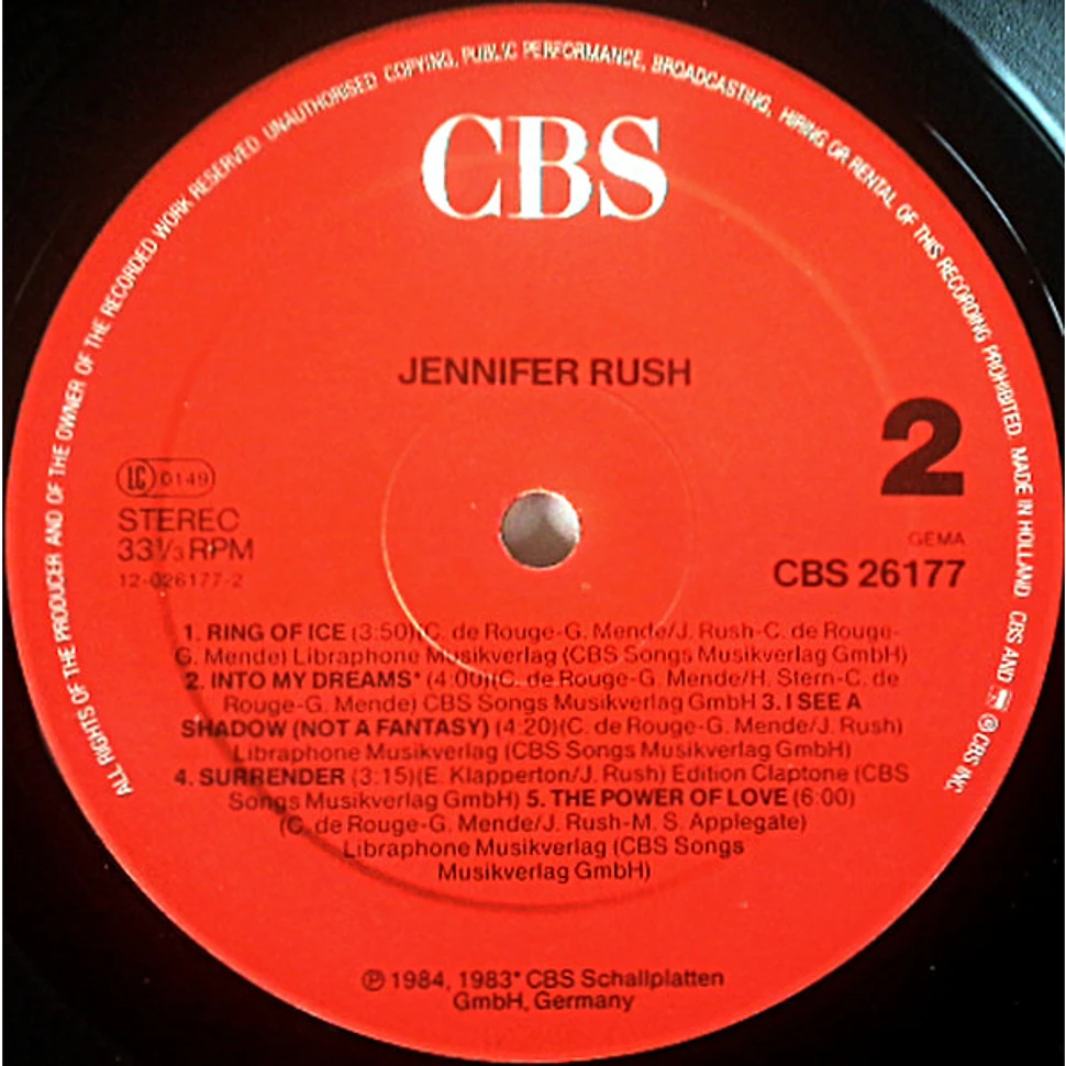 Jennifer Rush - Jennifer Rush