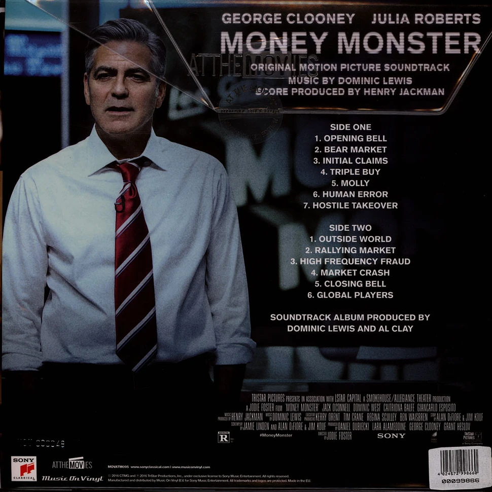 V.A. - OST Money Monster Limited Money Monster Green Vinyl Edition