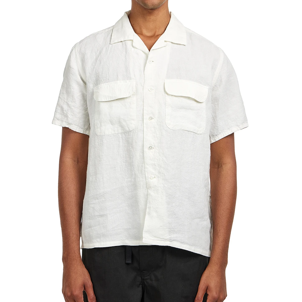 Beams Plus - Open Collar 1/40 Linen