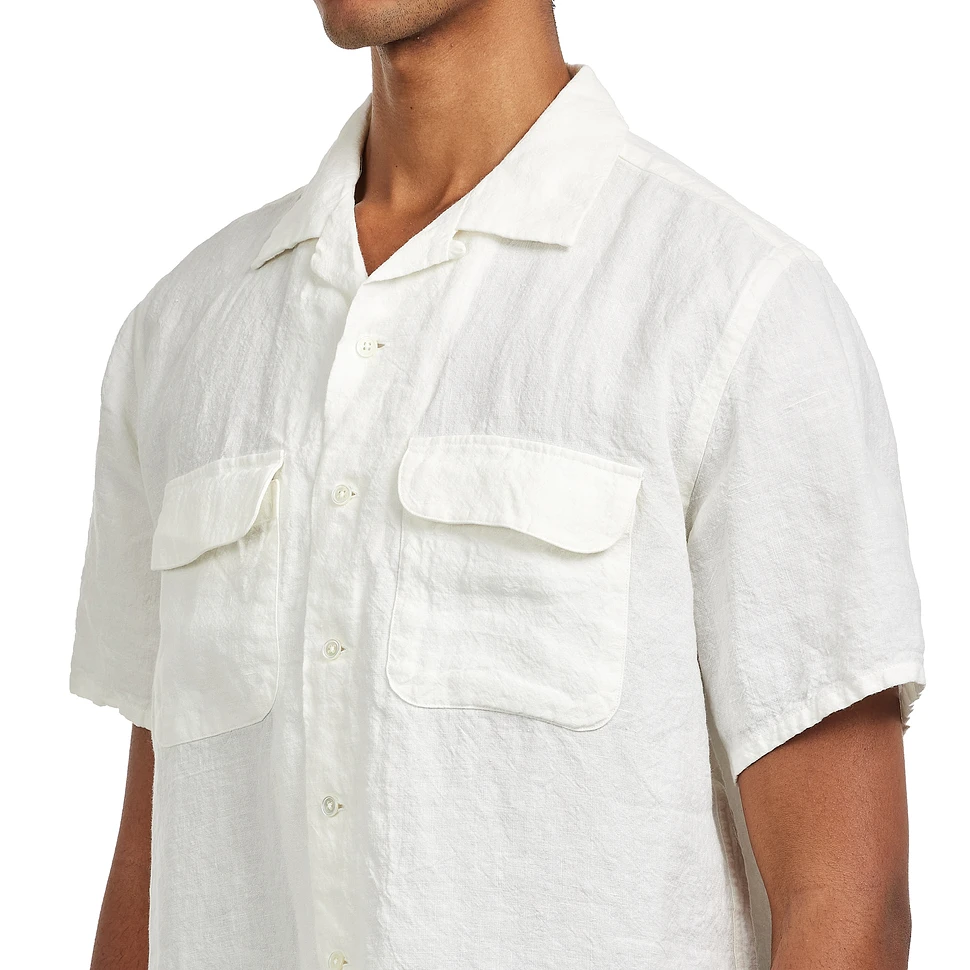 Beams Plus - Open Collar 1/40 Linen