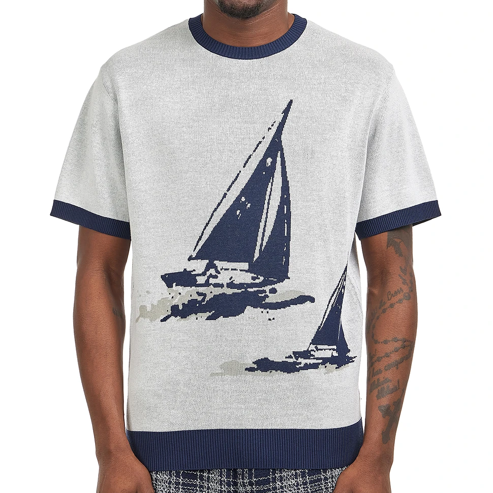 Beams Plus - Knit Tee Box Jacquard