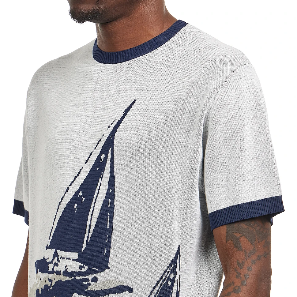 Beams Plus - Knit Tee Box Jacquard