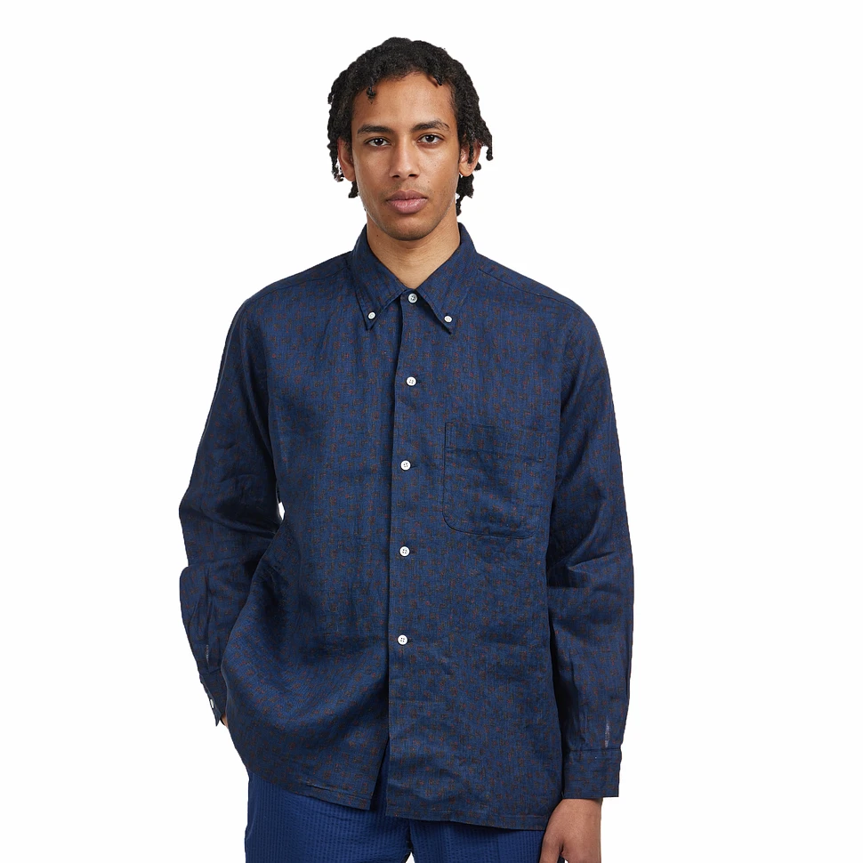 Beams Plus - Open B.D. Linen Print