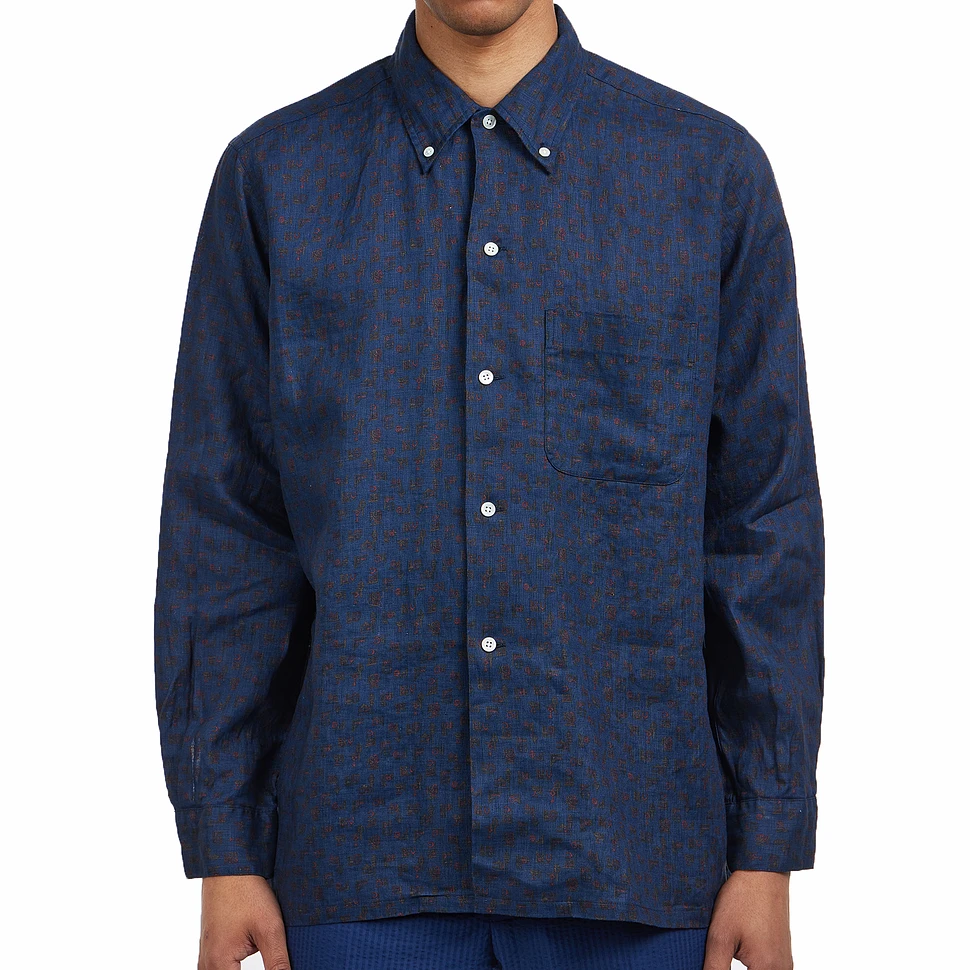 Beams Plus - Open B.D. Linen Print