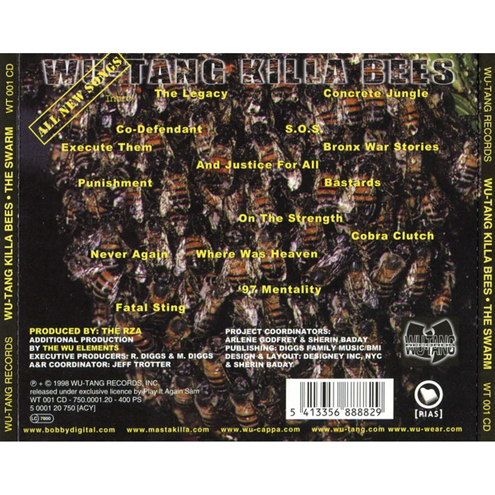RZA Presents Wu-Tang Killa Bees - The Swarm (Volume 1) - CD - 1998