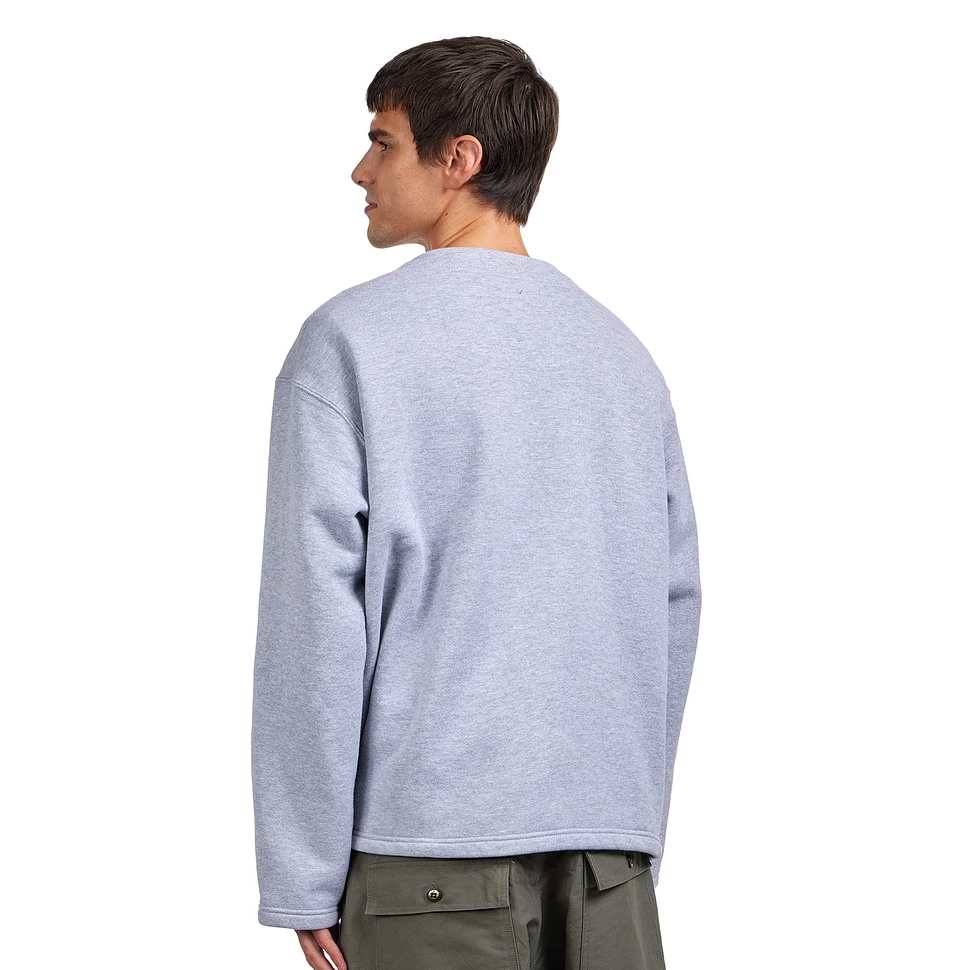 Engineered Garments　Crewneck Cardigan Engineered Garments - Knit Cardigan (Heather Grey) | HHV