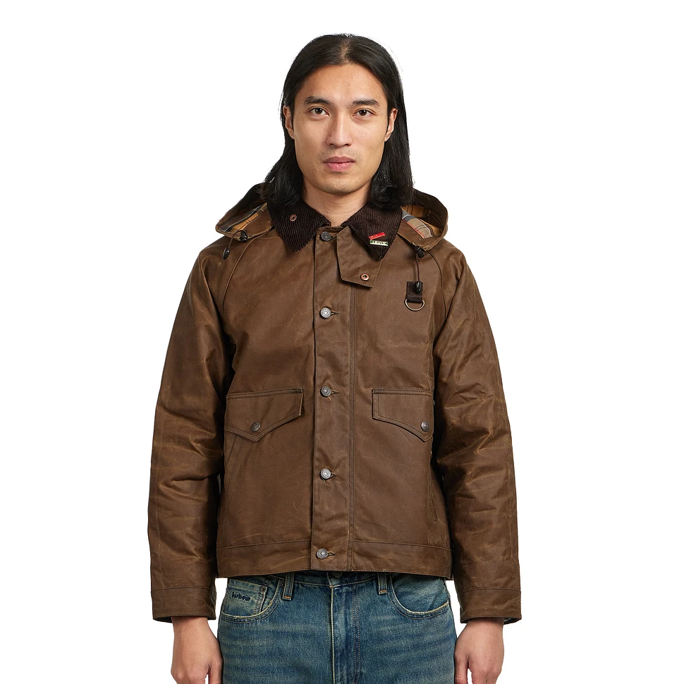 Barbour x Levi's® - Wachsjacke Oversized Bedale (Tan) | HHV Barbour x Levi's® - Wachsjacke Oversized Bedale (Tan) | HHV