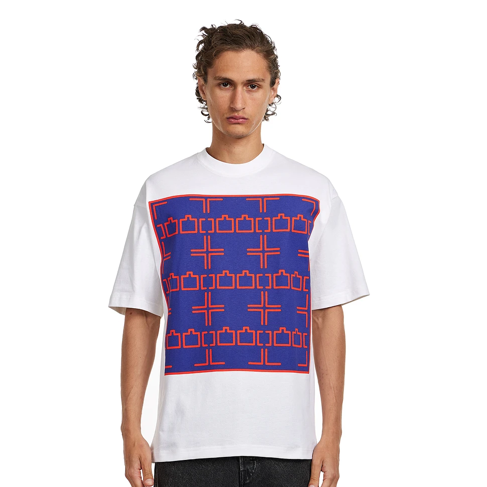 The Trilogy Tapes - TTT Dashed Line T-Shirt (White) | HHV