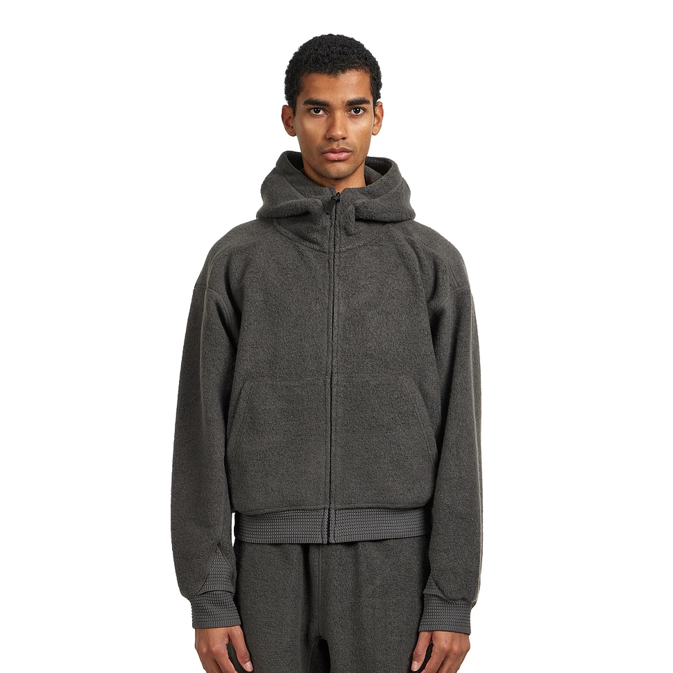 Goldwin 0 - Wool Fleece Hoodie (Dark Lava) | HHV