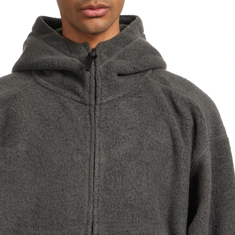 Goldwin 0 - Wool Fleece Hoodie (Dark Lava) | HHV