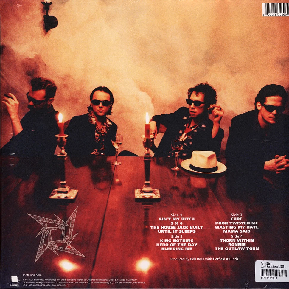Metallica - Load Remastered 2025 Poor Twisted Orange Vinyl Edition