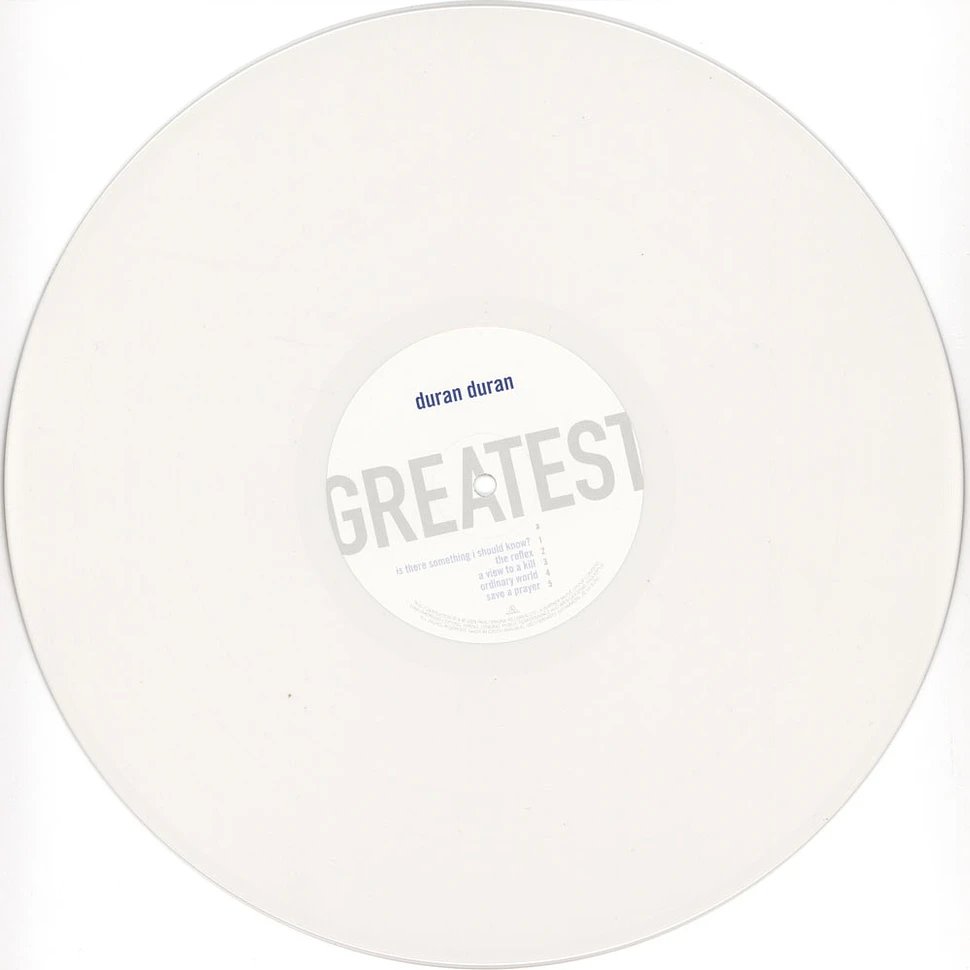 Duran Duran - Greatest White Vinyl Edition