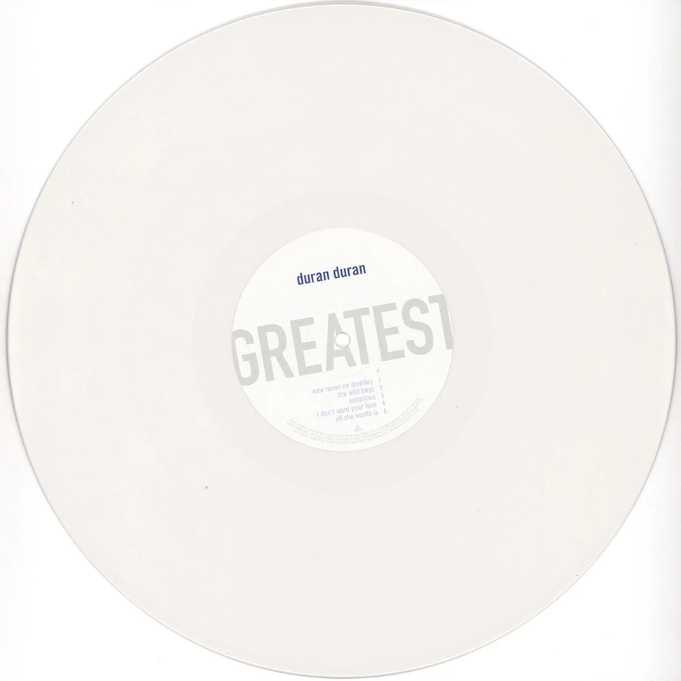 Duran Duran - Greatest White Vinyl Edition