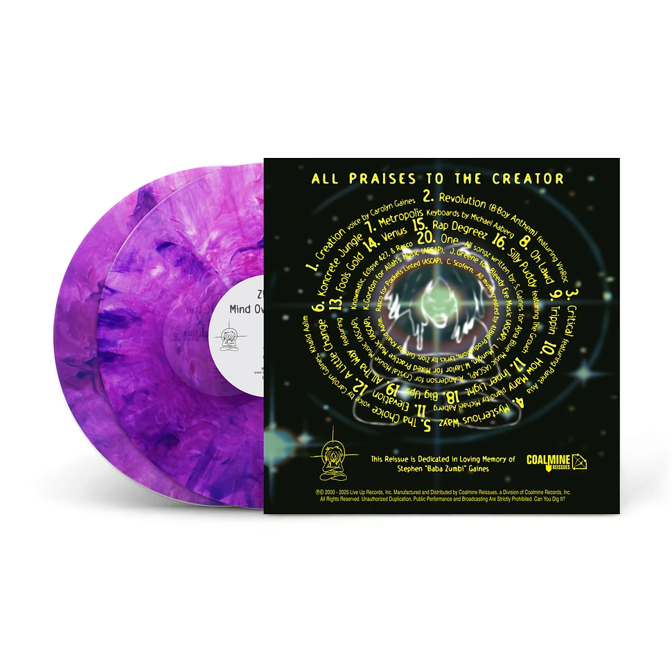 Zion I - Mind Over Matter HHV Exclusive Purple Vinyl Edition