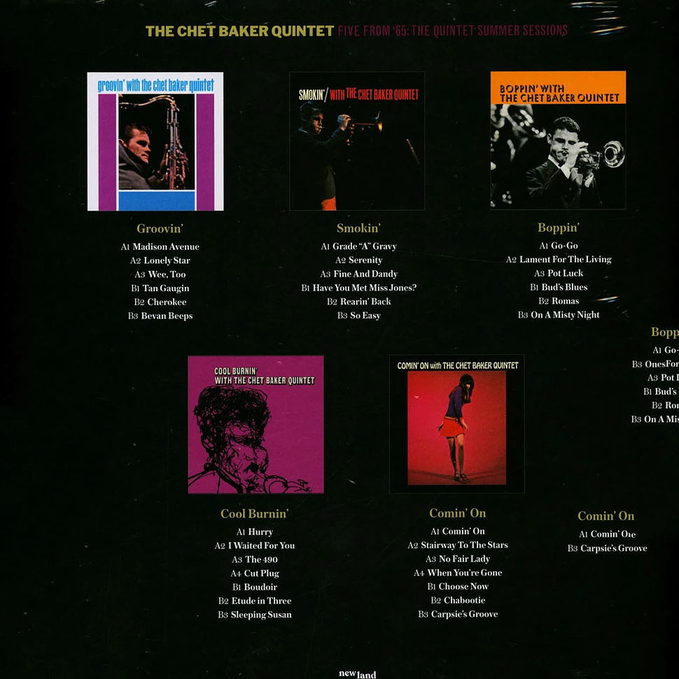 Chet Baker - Five From 65: The Quintet Summer Sessions 5 - Vinyl