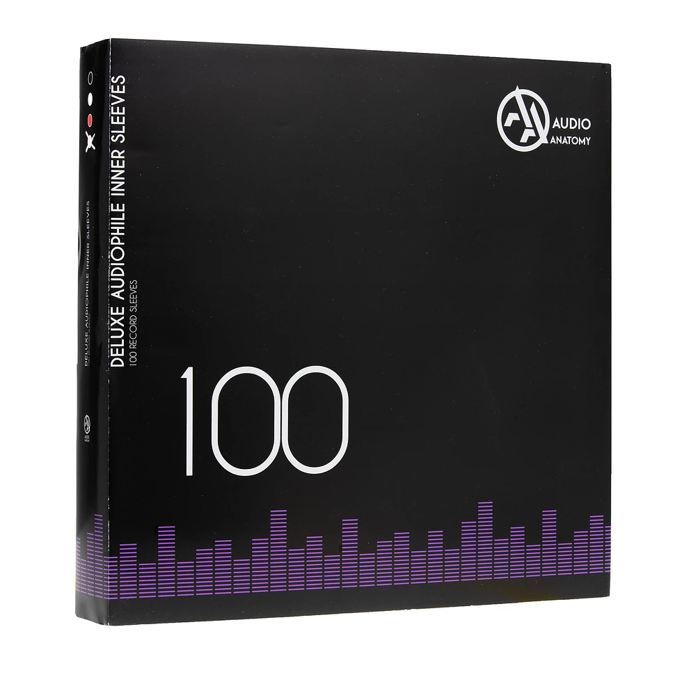 Audio Anatomy - 100X 12" Deluxe Audiophile Antistatic Inner Sleeves