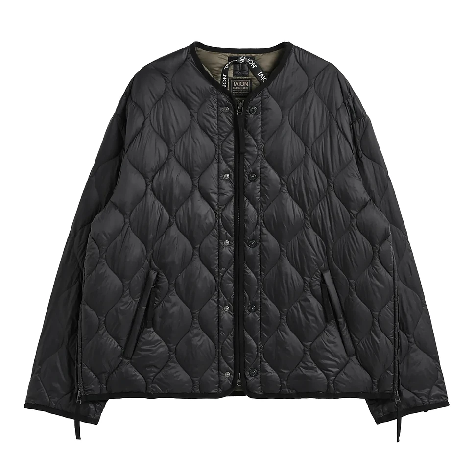 TAION - Military M65 Liner W-Zip Short Down Jacket (Soft Shell)