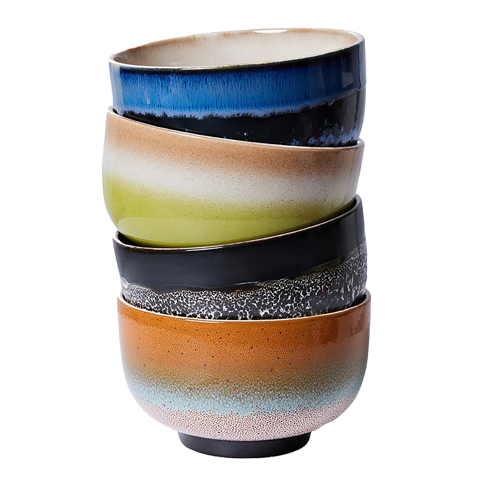 HKLIVING - 70s Ceramics: Noodle Bowls (Set of 4)