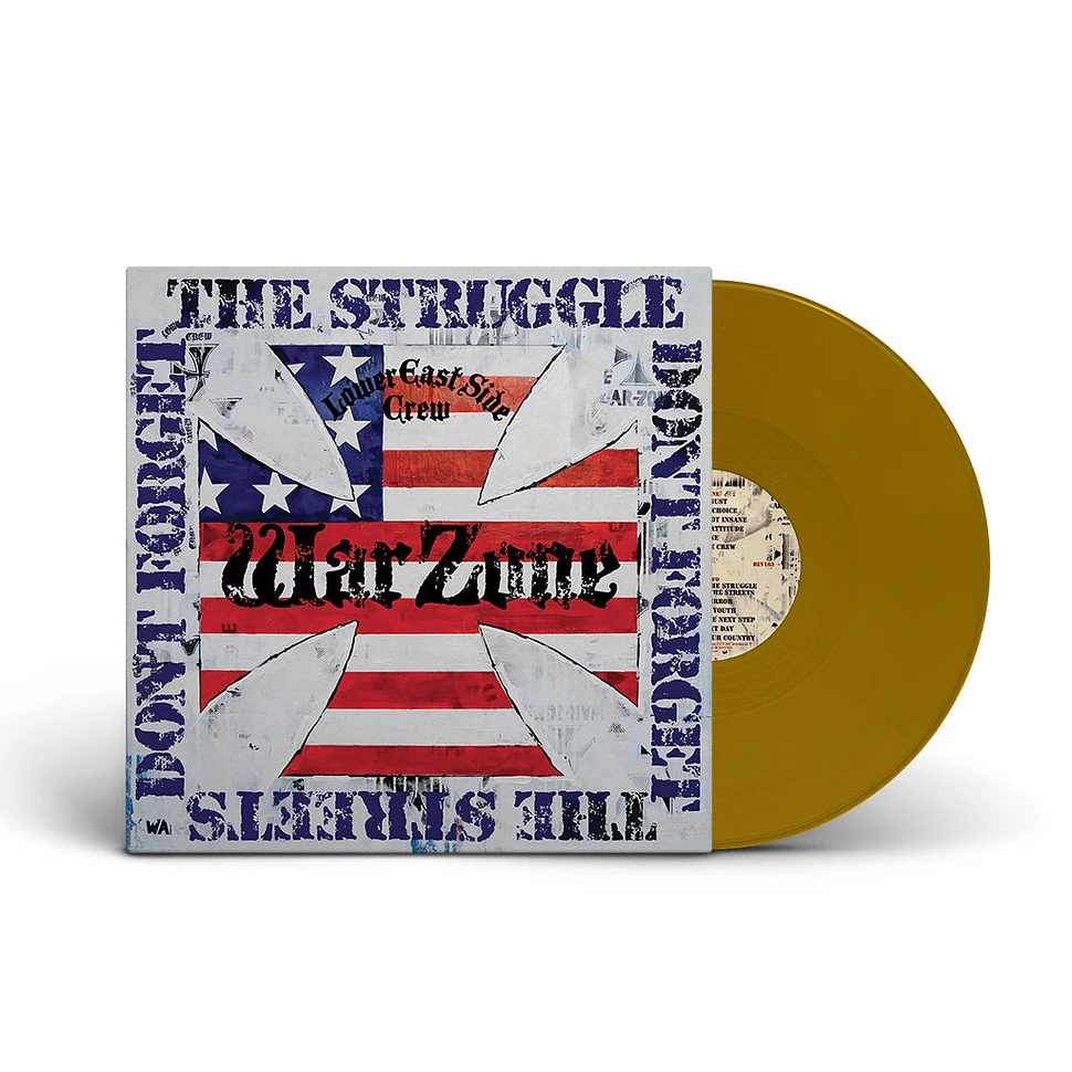 Warzone - Don't Forget The Struggle, Don't Forget The Streets Gold Vinyl Edition