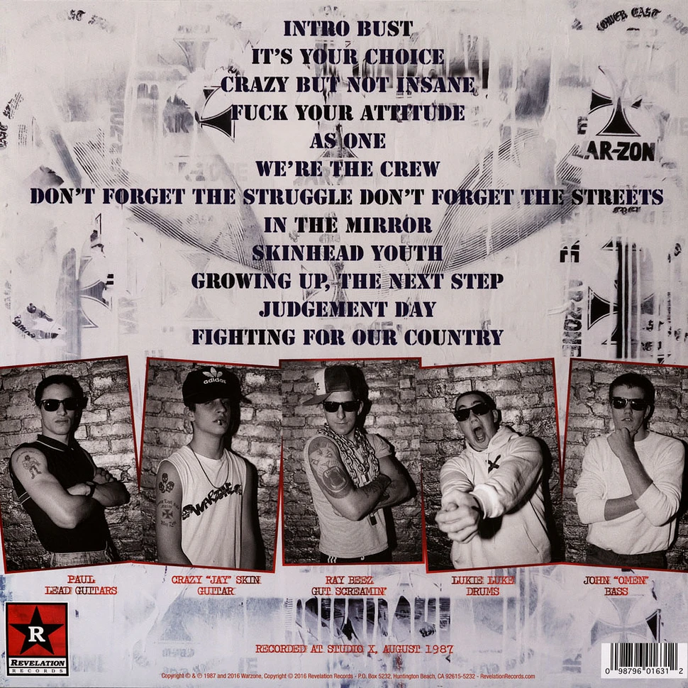 Warzone - Don't Forget The Struggle, Don't Forget The Streets Gold Vinyl Edition