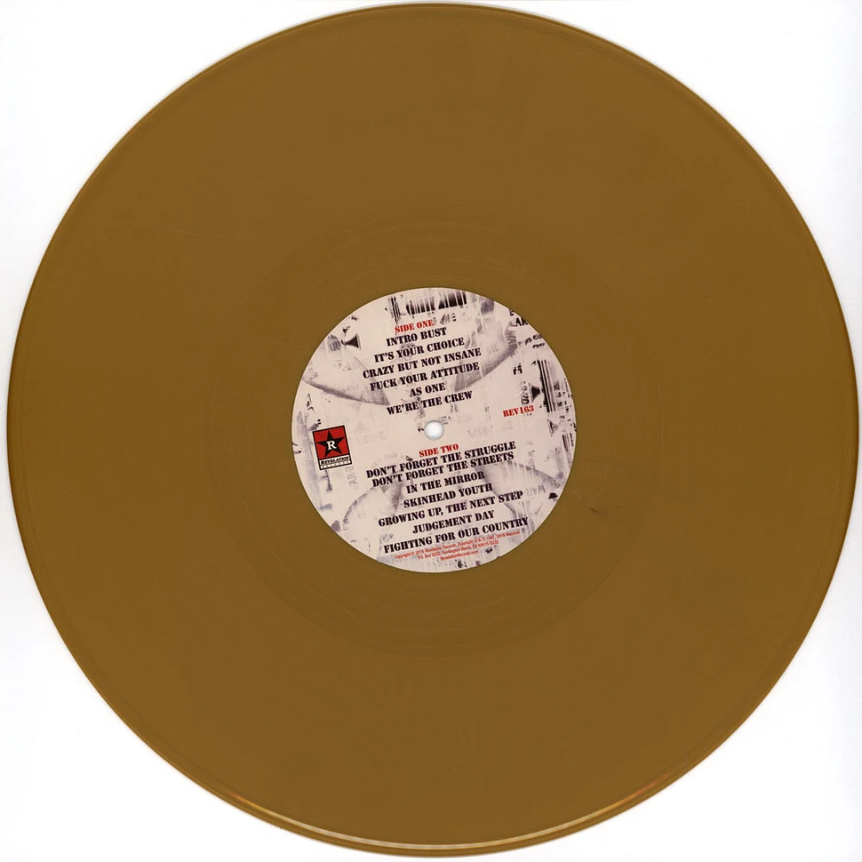 Warzone - Don't Forget The Struggle, Don't Forget The Streets Gold Vinyl Edition