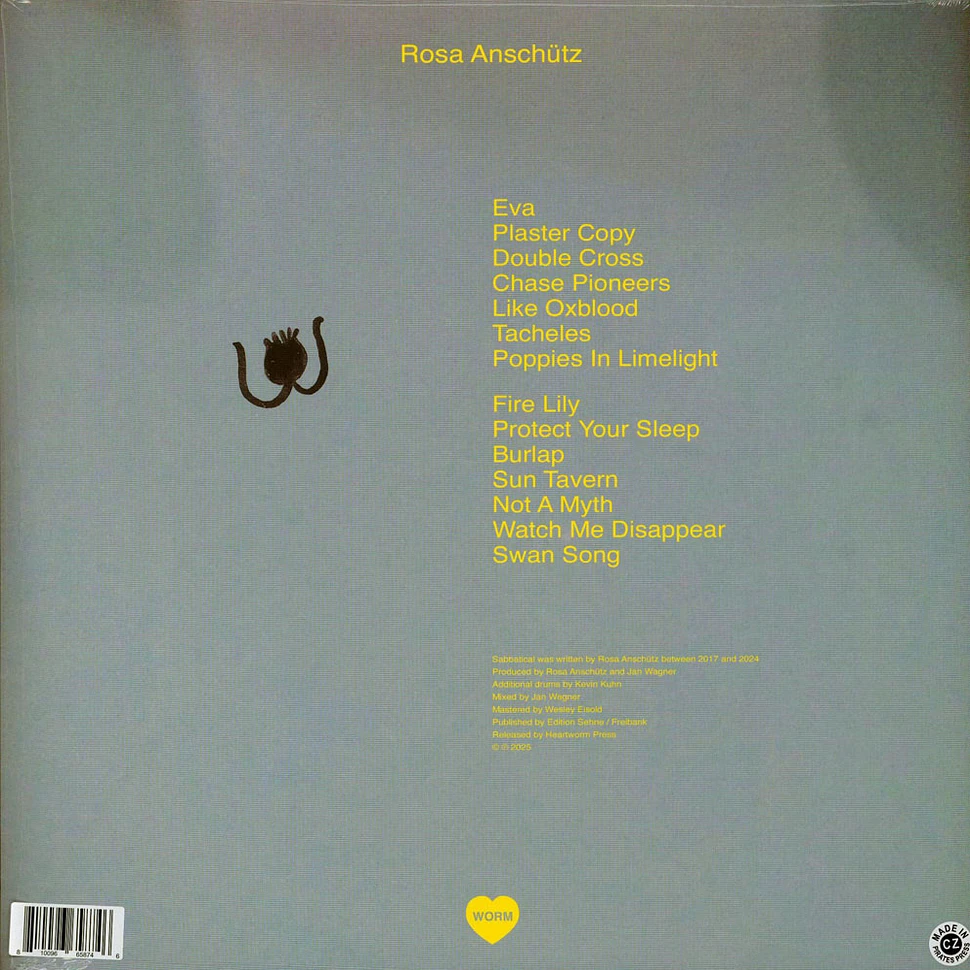 Rosa Anschütz - Sabbatical Sun Yellow Vinyl Edition