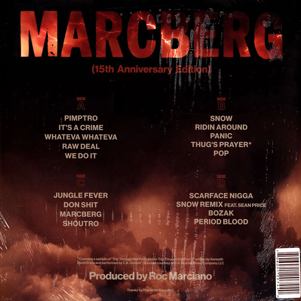 Roc Marciano - Marcberg 15th Anniversary Smoke Colored Vinyl Edition