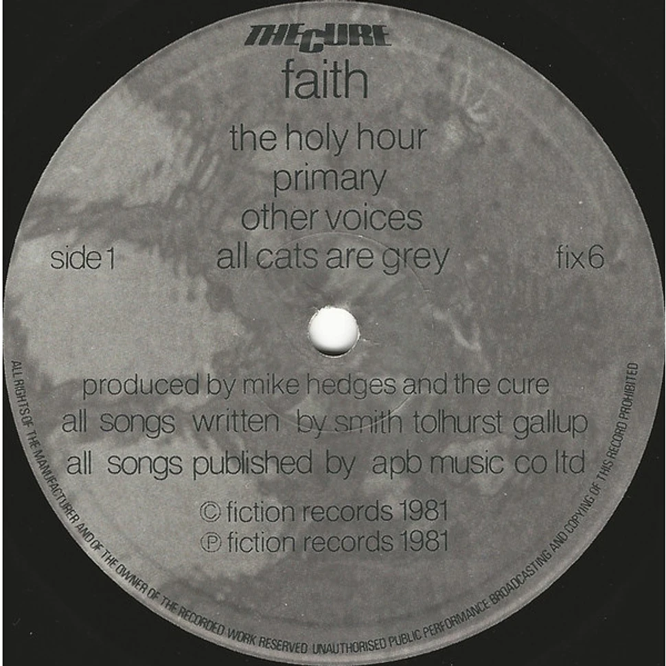 The Cure - Faith