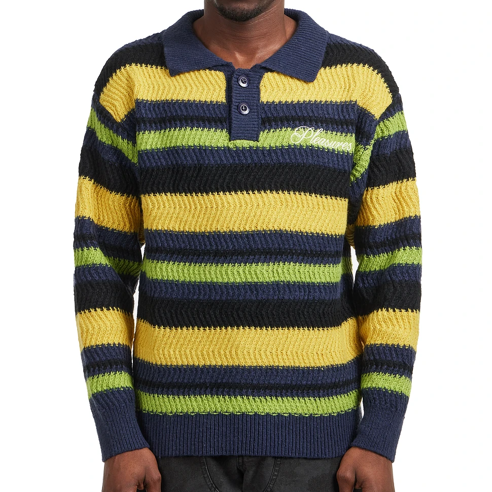 PLEASURES - Cooper Polo Sweater