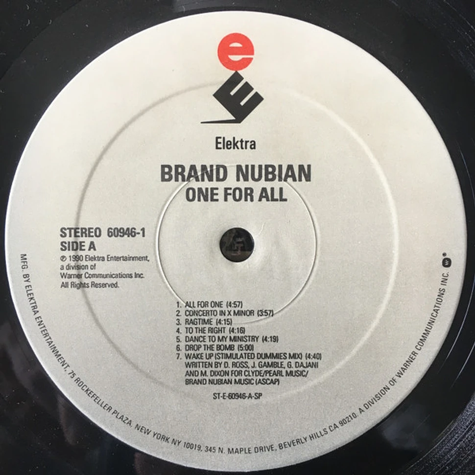 Brand Nubian - One For All