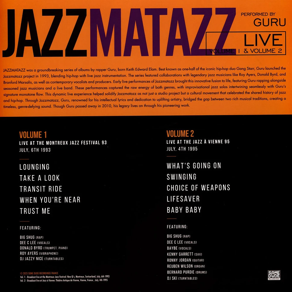 Guru - Live Vol 1 And 2